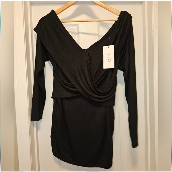 NEW Isabel maternity black top criss cross XL target - Picture 8 of 9